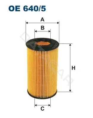 Масляный фильтр FILTRON OE640/5