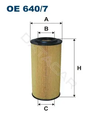 Масляный фильтр FILTRON OE640/7