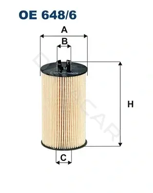 Масляный фильтр FILTRON OE648/6