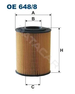 Масляный фильтр FILTRON OE648/8