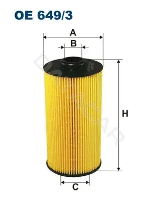 Масляный фильтр FILTRON OE649/3