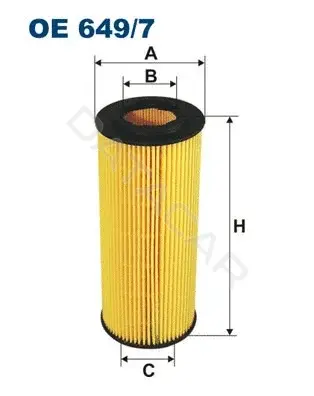 Масляный фильтр FILTRON OE649/7