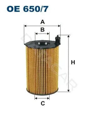 Масляный фильтр FILTRON OE650/7