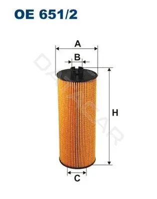 Масляный фильтр FILTRON OE651/2