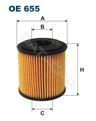 Масляный фильтр FILTRON OE655