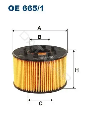 Масляный фильтр FILTRON OE665/1