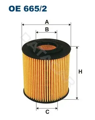 Масляный фильтр FILTRON OE665/2