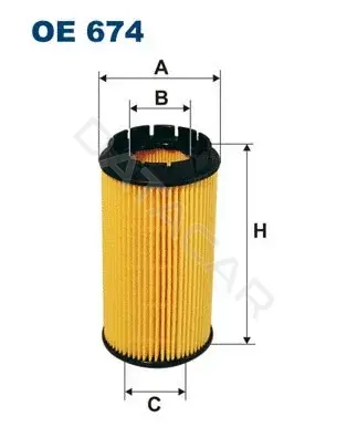 Масляный фильтр FILTRON OE674
