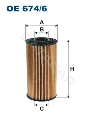 Масляный фильтр FILTRON OE674/6