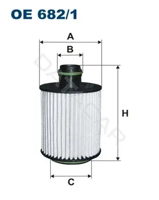 Масляный фильтр FILTRON OE682/1