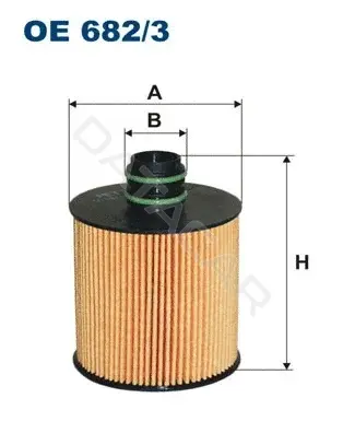 Масляный фильтр FILTRON OE682/3