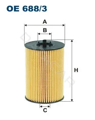 Масляный фильтр FILTRON OE688/3