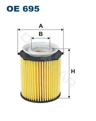 Масляный фильтр FILTRON OE695