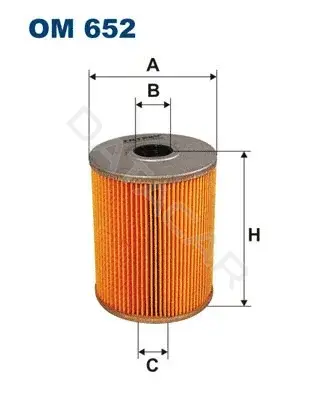 Масляный фильтр FILTRON OM652