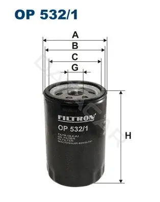 Масляный фильтр FILTRON OP532/1