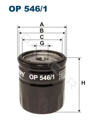 Масляный фильтр FILTRON OP546/1