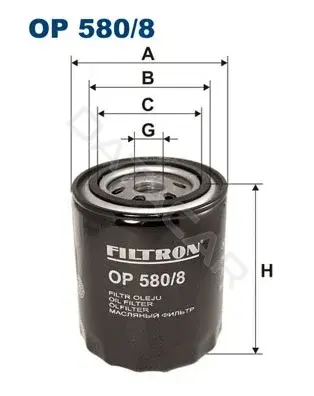 Масляный фильтр FILTRON OP580/8