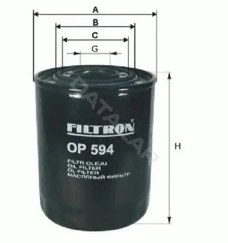 Масляный фильтр FILTRON OP594