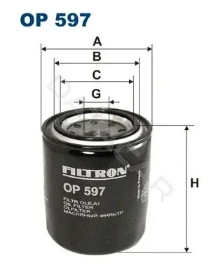 Масляный фильтр FILTRON OP597
