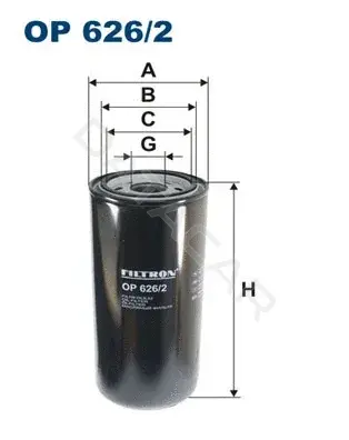 Масляный фильтр FILTRON OP626/2