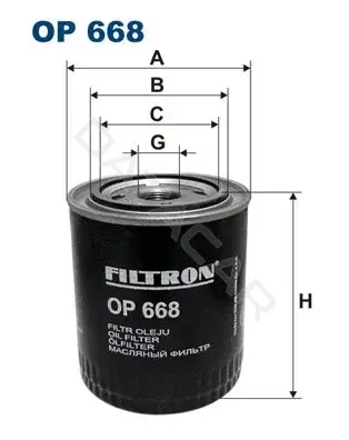 Масляный фильтр FILTRON OP668