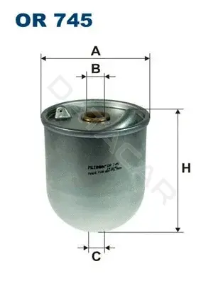 Масляный фильтр FILTRON OR745