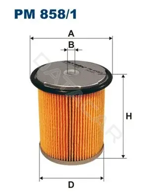 Топливный фильтр FILTRON PM858/1
