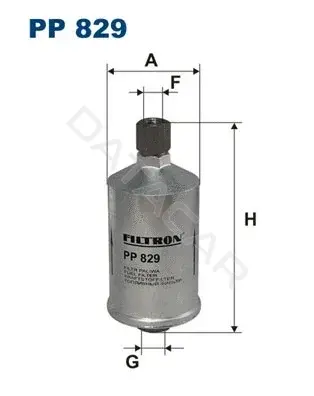 Топливный фильтр FILTRON PP829