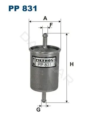 Топливный фильтр FILTRON PP831