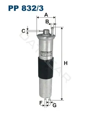 Топливный фильтр FILTRON PP832/3