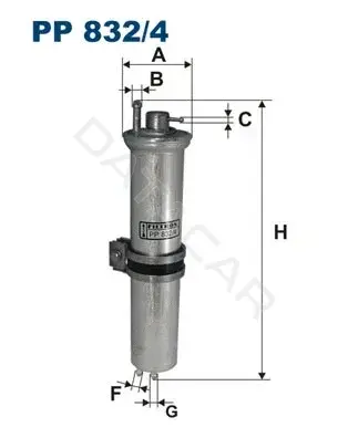 Топливный фильтр FILTRON PP832/4