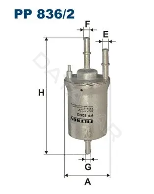 Топливный фильтр FILTRON PP836/2