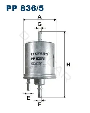 Топливный фильтр FILTRON PP836/5