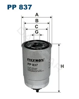 Топливный фильтр FILTRON PP837