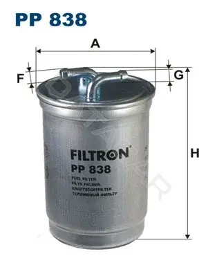 Топливный фильтр FILTRON PP838