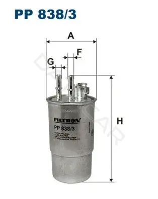 Топливный фильтр FILTRON PP838/3