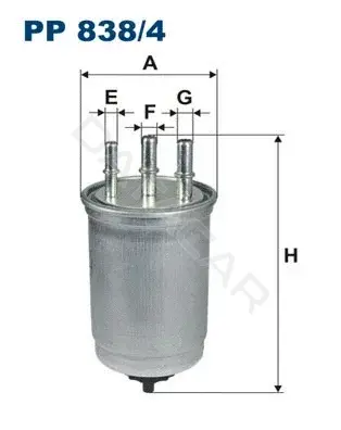 Топливный фильтр FILTRON PP838/4