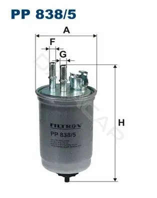 Топливный фильтр FILTRON PP838/5