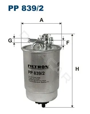 Топливный фильтр FILTRON PP839/2