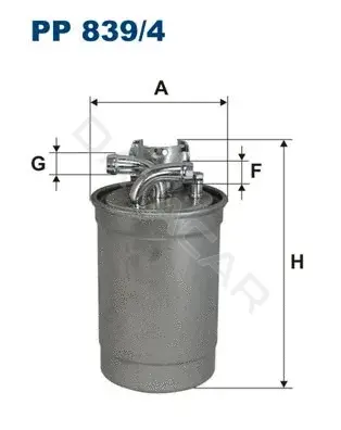 Топливный фильтр FILTRON PP839/4