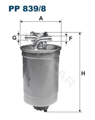 Топливный фильтр FILTRON PP839/8