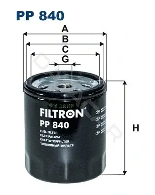 Топливный фильтр FILTRON PP840