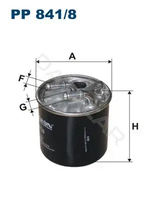 Топливный фильтр FILTRON PP841/8