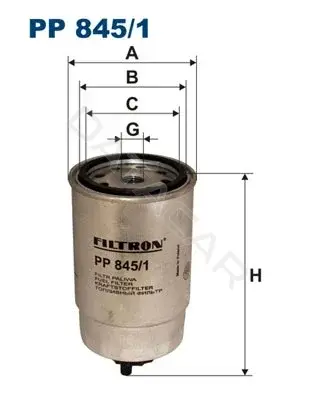 Топливный фильтр FILTRON PP845