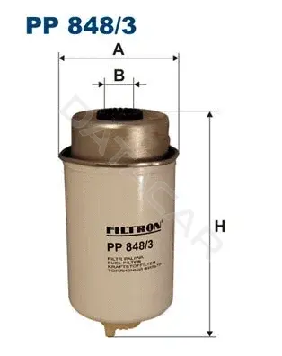Топливный фильтр FILTRON PP848/3