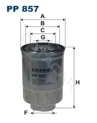 Топливный фильтр FILTRON PP857