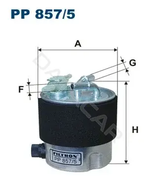 Топливный фильтр FILTRON PP857/5