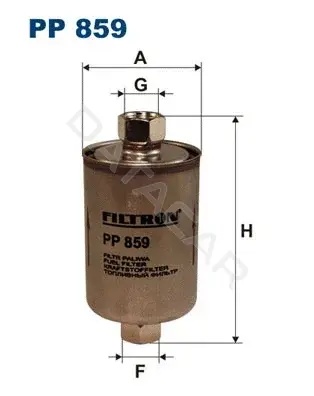 Топливный фильтр FILTRON PP859