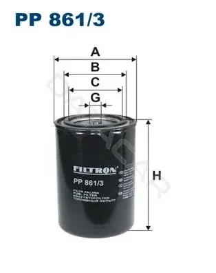 Топливный фильтр FILTRON PP861/3