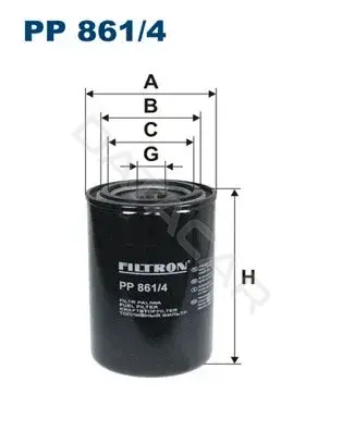 Топливный фильтр FILTRON PP861/4